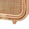 Bali & Pari Keita Bohemian Natural Rattan and Mahogany Wood Nightstand 244-13671-ZORO - alternate 7